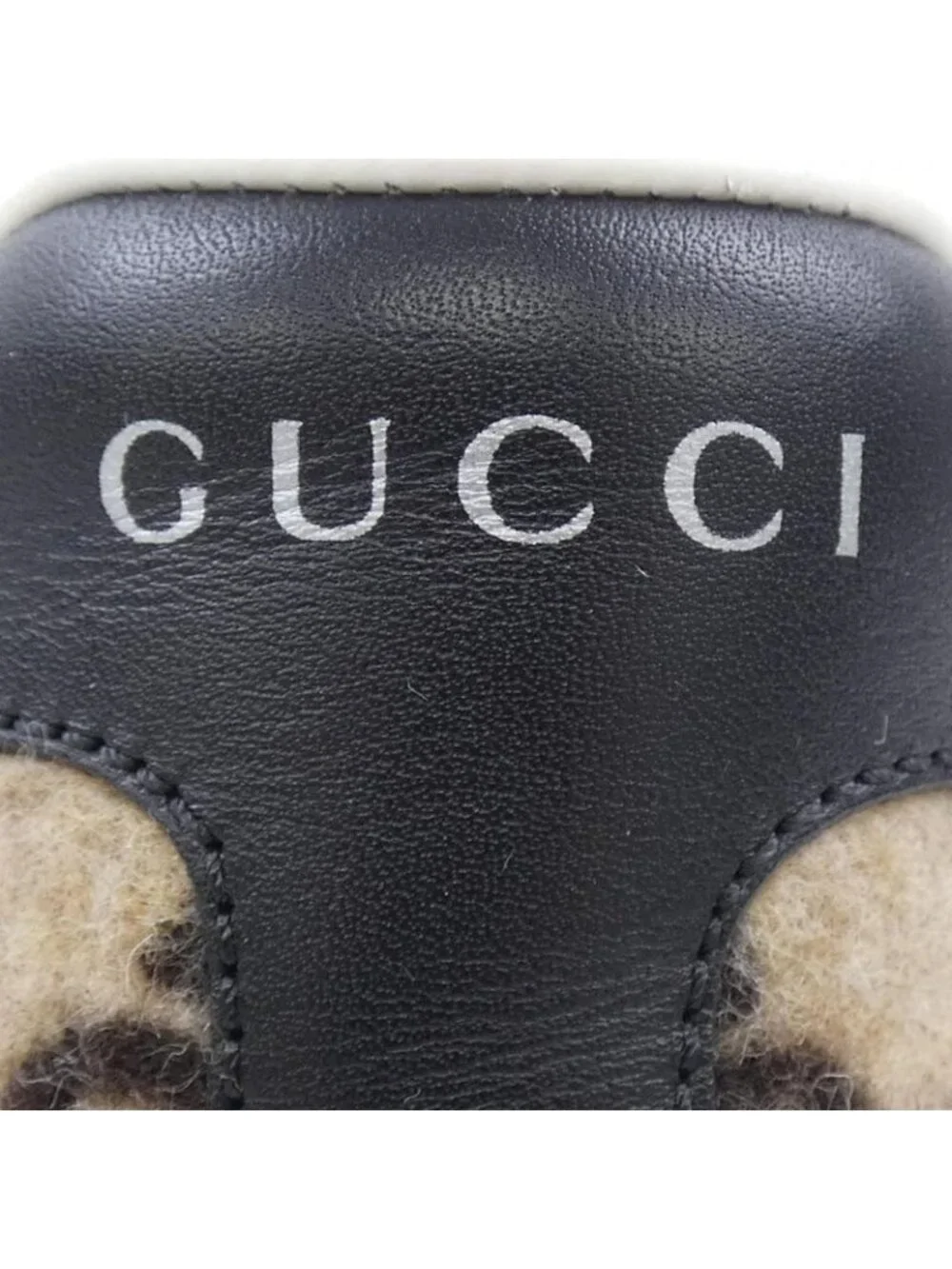 Gucci Sneakers Black 7 Beige Brown - Picture 6 of 6